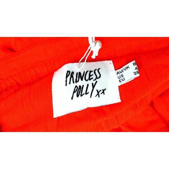 Princess Polly Jumpsuit love galore Romper Red ruffle cute tailgate - Picture 4 of 5